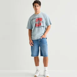 Arizona Mens Crew Neck Short Sleeve Boxy Fit Graphic T-Shirt