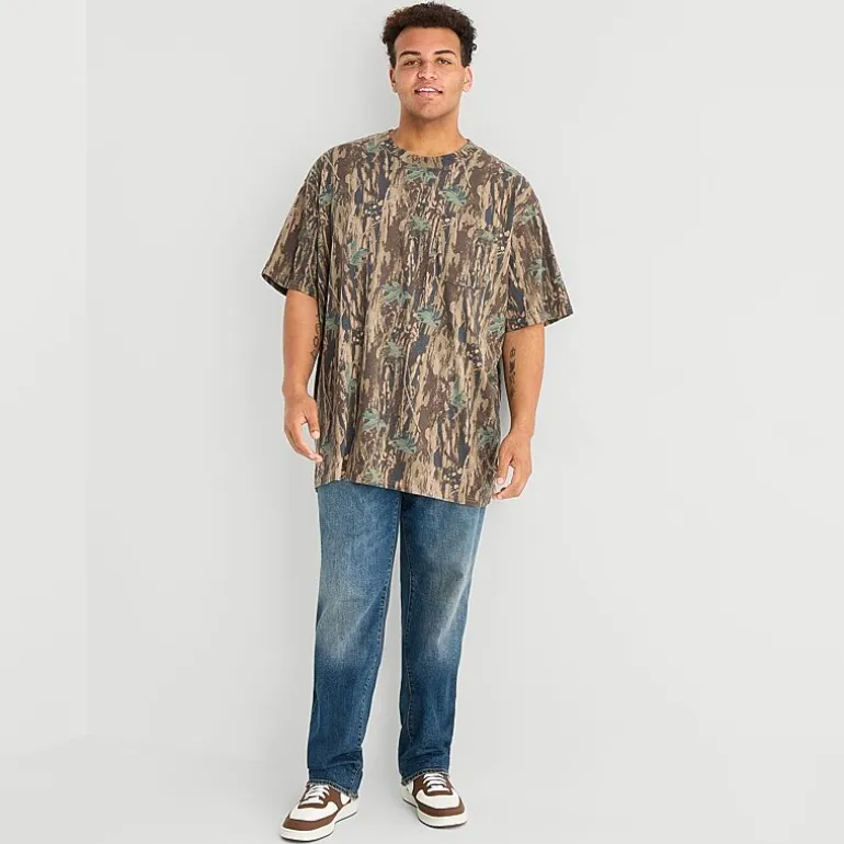 Arizona Mens Crew Neck Short Sleeve Big and Tall T-Shirt
