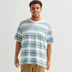 Arizona Mens Crew Neck Short Sleeve Big and Tall T-Shirt
