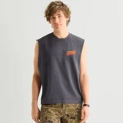 Arizona Mens Crew Neck Sleeveless Muscle T-Shirt