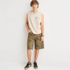 Arizona Mens Crew Neck Sleeveless Muscle T-Shirt