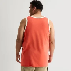 Arizona Mens Crew Neck Sleeveless Big and Tall Tank Top