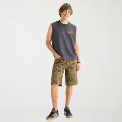 Arizona Mens Crew Neck Sleeveless Big and Tall Muscle T-Shirt