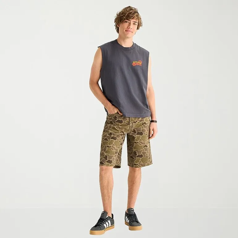 Arizona Mens Crew Neck Sleeveless Big and Tall Muscle T-Shirt