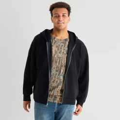 Arizona Mens Hooded Long Sleeve Big and Tall Sweatshirt