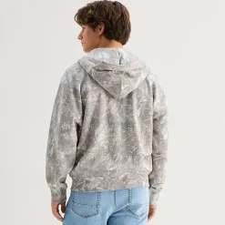 Arizona Mens Long Sleeve Fleece Zipper Hoodie