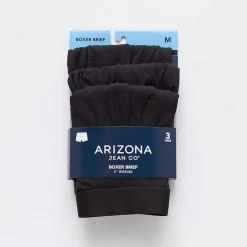 Arizona Mens 3 Pack Boxer Briefs 379140