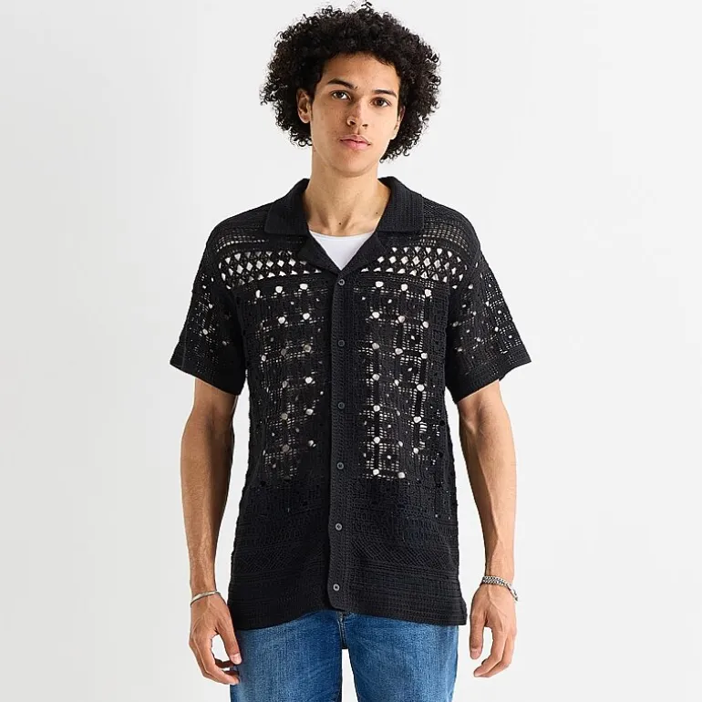 Arizona Mens Short Sleeve Polo Sweater