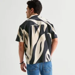 Arizona Mens Short Sleeve Regular Fit Button-Down Shirt