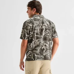 Arizona Mens Short Sleeve Regular Fit Button-Down Shirt