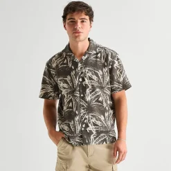 Arizona Mens Short Sleeve Regular Fit Button-Down Shirt