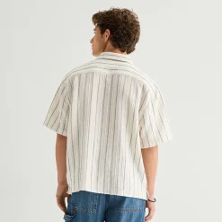Arizona Mens Short Sleeve Regular Fit Button-Down Shirt