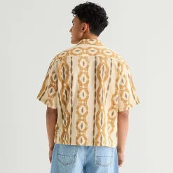 Arizona Mens Short Sleeve Regular Fit Button-Down Shirt