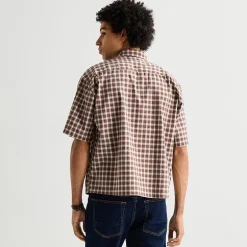 Arizona Mens Short Sleeve Regular Fit Button-Down Shirt