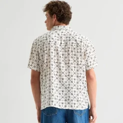 Arizona Mens Short Sleeve Relaxed Fit Button-Down Shirt