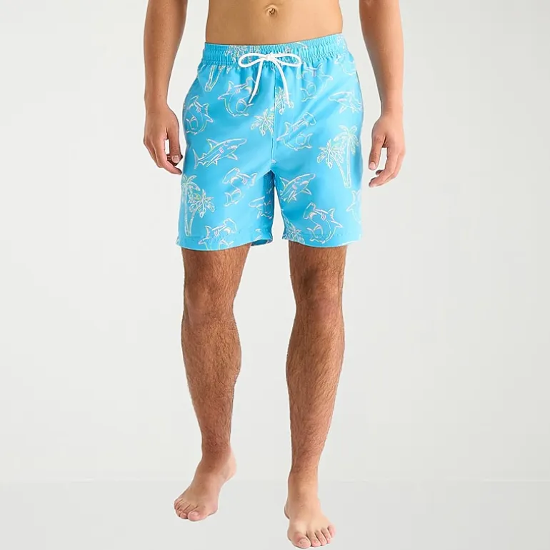 Arizona Mens 6 1/2" Striped Swim Trunks