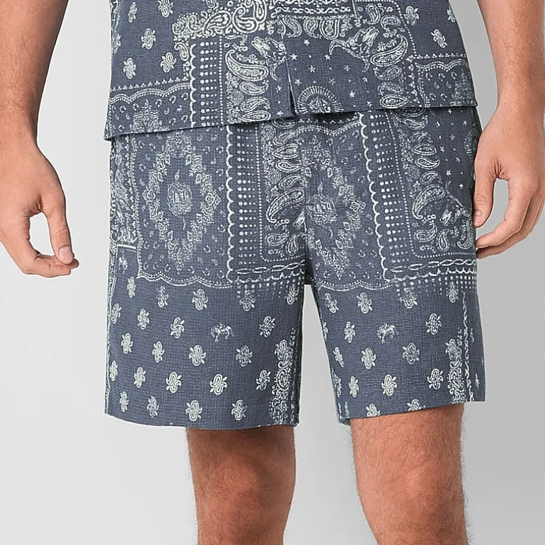 Arizona 6" Mens Textured Pull-On Short