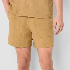 Arizona 6" Mens Textured Pull-On Short