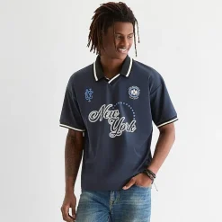 Arizona Mens V Neck Short Sleeve Jersey Polo