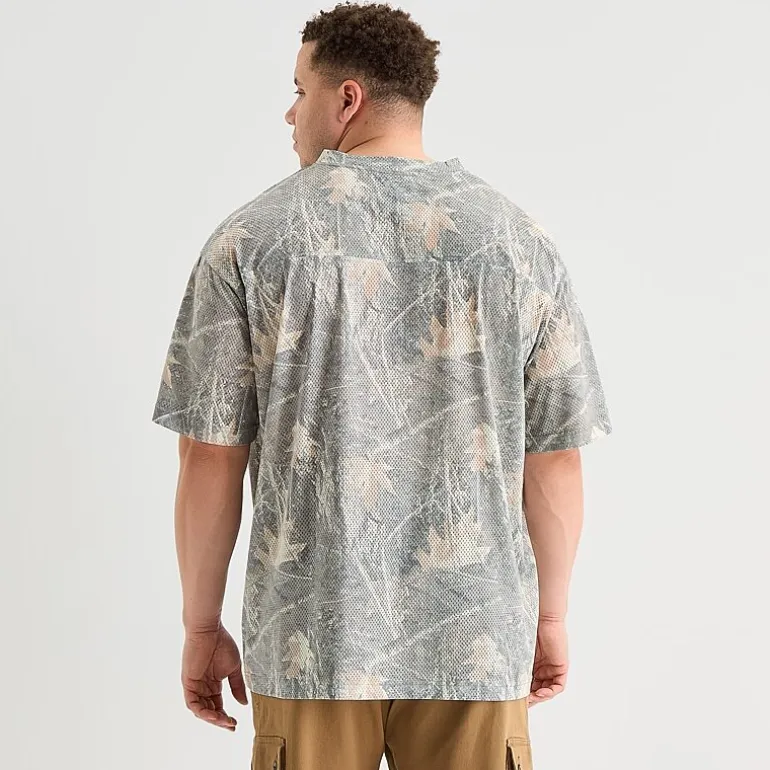 Arizona Mens V Neck Short Sleeve Big and Tall Jersey