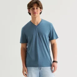 Arizona Mens V Neck Short Sleeve T-Shirt