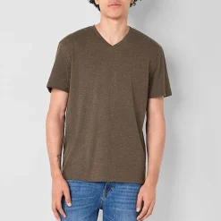 Arizona Mens V Neck Short Sleeve T-Shirt