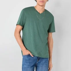 Arizona Mens V Neck Short Sleeve T-Shirt