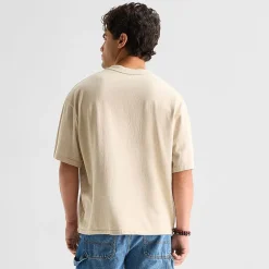 Arizona Mens V Neck Short Sleeve Boxy Fit Graphic T-Shirt