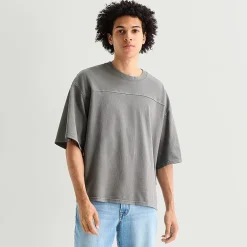 Arizona Oversized Boxy Fit Mens Crew Neck Short Sleeve T-Shirt