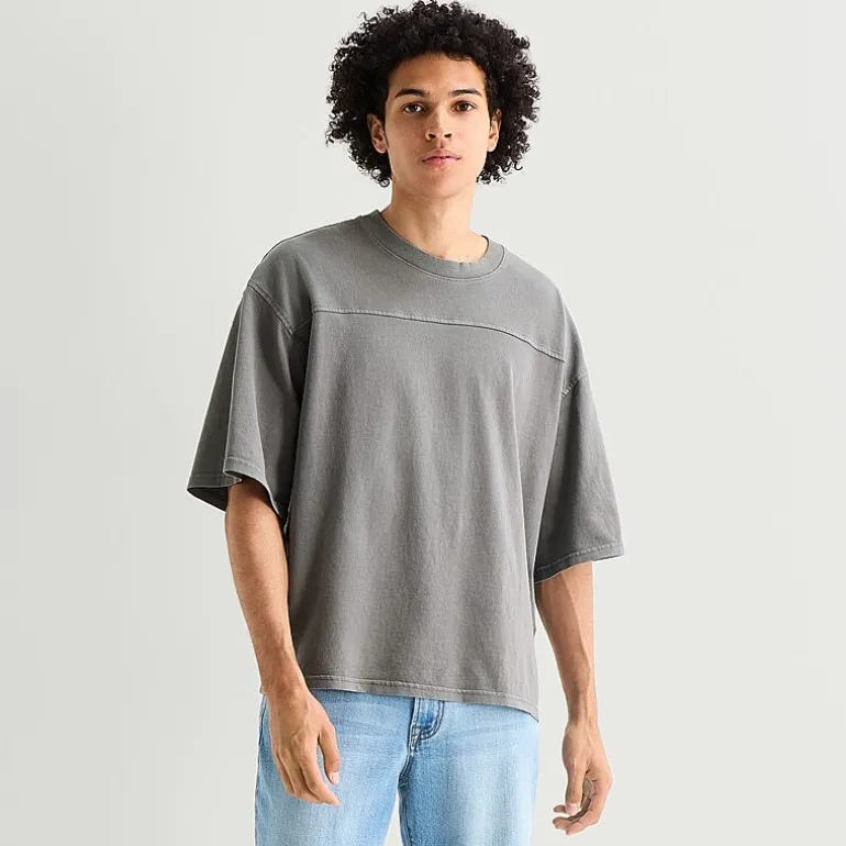 Arizona Oversized Boxy Fit Mens Crew Neck Short Sleeve T-Shirt