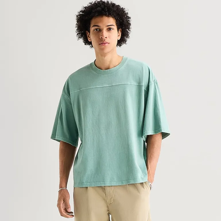 Arizona Oversized Boxy Fit Mens Crew Neck Short Sleeve T-Shirt