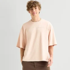 Arizona Oversized Boxy Fit Mens Crew Neck Short Sleeve T-Shirt