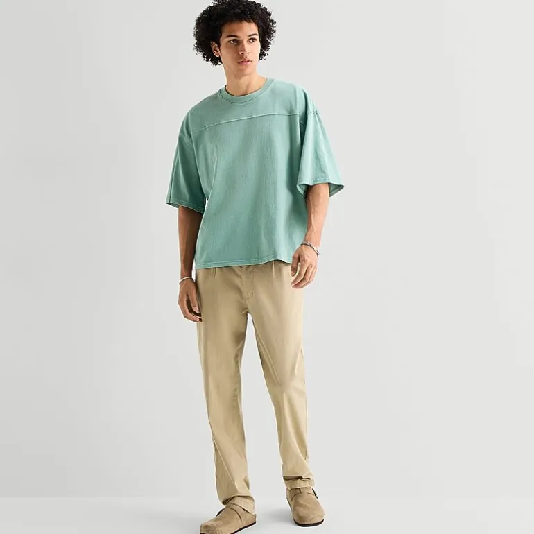 Arizona Oversized Boxy Fit Mens Crew Neck Short Sleeve T-Shirt
