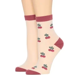 Arizona Sheer Womens 2 Pair Quarter Ankle Socks
