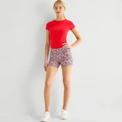 Arizona So Smooth Womens Juniors Round Neck Short Sleeve T-Shirt
