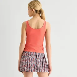 Arizona So Smooth Womens Juniors Scoop Neck Sleeveless Tank Top