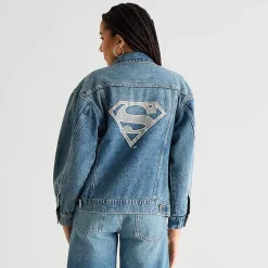 Arizona Supergirl Womens Supergirl Denim Jacket