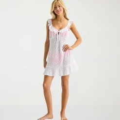 Arizona Womens Floral Floral Juniors Dress Swimsuit Cover-Up