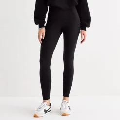 Arizona Womens High Rise Juniors 7/8 Ankle Legging