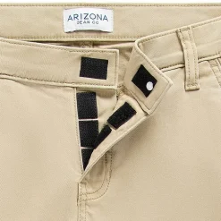 Arizona Womens Juniors Adaptive Easy-on + Easy-off Low Rise Cargo Pant