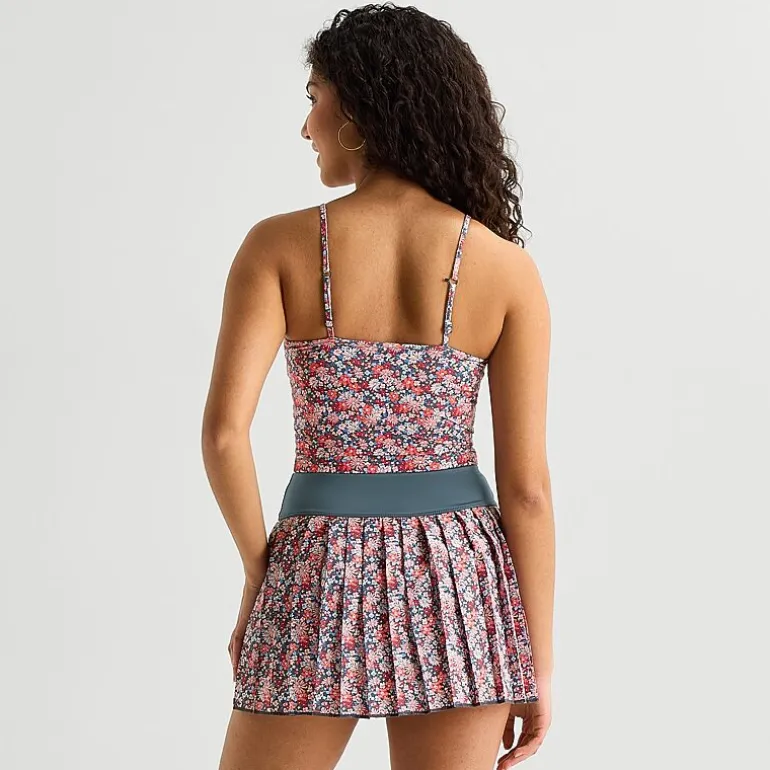 Arizona Womens Juniors Built In Bra Scoop Neck Sleeveless Camisole