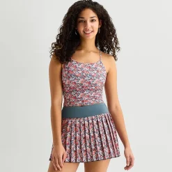 Arizona Womens Juniors Built In Bra Scoop Neck Sleeveless Camisole