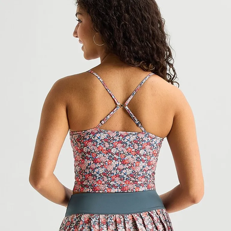 Arizona Womens Juniors Built In Bra Scoop Neck Sleeveless Camisole