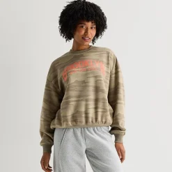 Arizona Womens Juniors Crew Neck Long Sleeve Sweatshirt