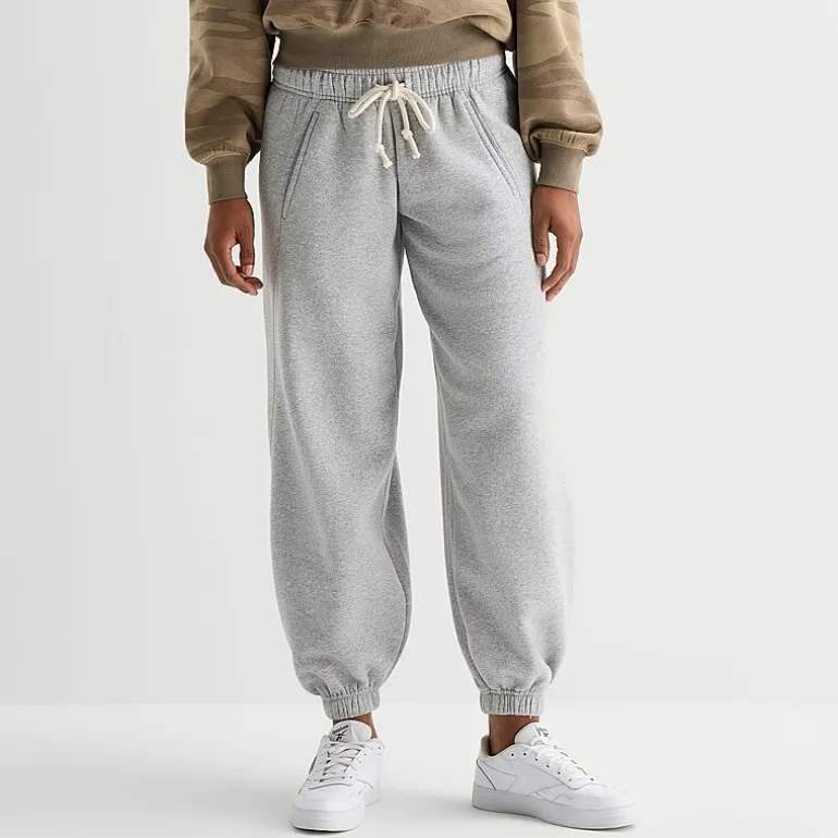 Arizona Womens Juniors Cuffed Fleece Sweatpant