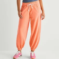 Arizona Womens Juniors Cuffed Fleece Sweatpant