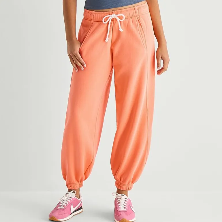 Arizona Womens Juniors Cuffed Fleece Sweatpant