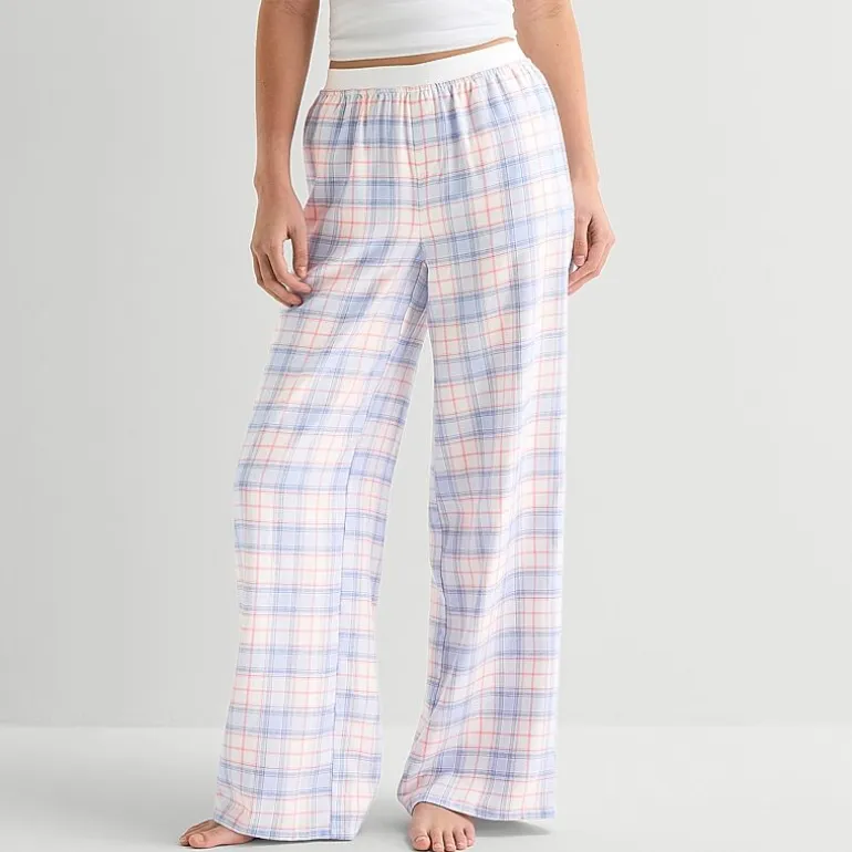 Arizona Womens Juniors Flannel Pajama Pants