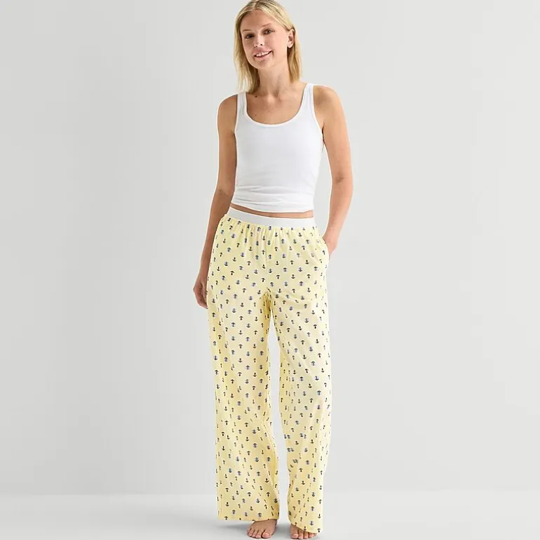 Arizona Womens Juniors Flannel Pajama Pants