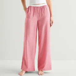 Arizona Womens Juniors Flannel Pajama Pants